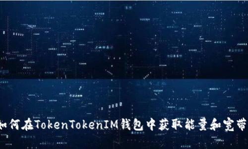 如何在TokenTokenIM钱包中获取能量和宽带？